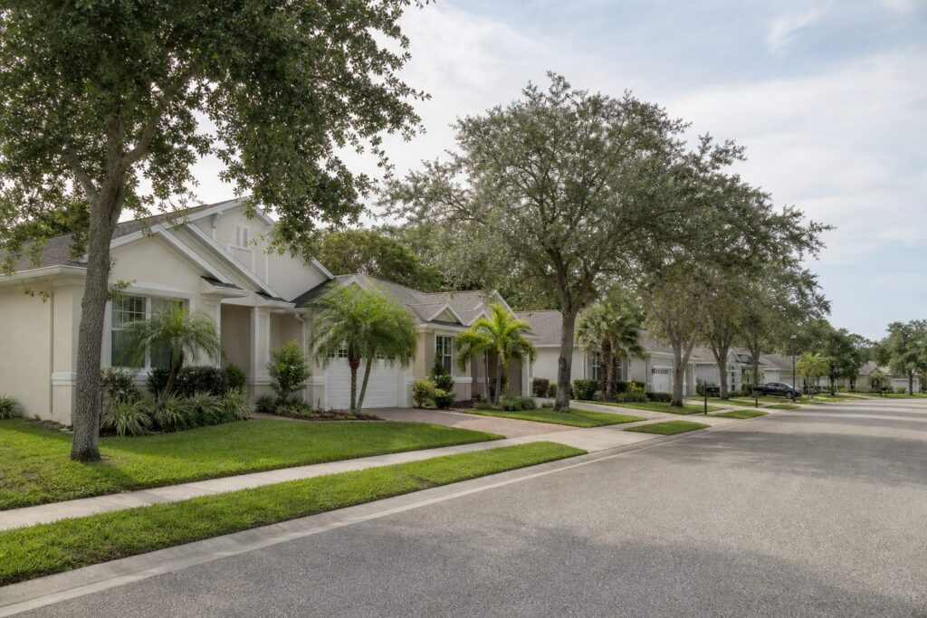 Tampa neighborhood with well-kept homes and quiet residential streets, an established residential neighborhood